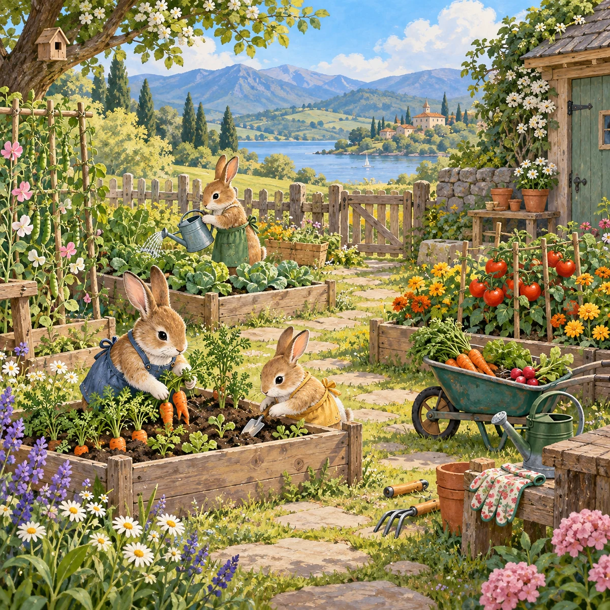 토끼의 텃밭 다른 그림